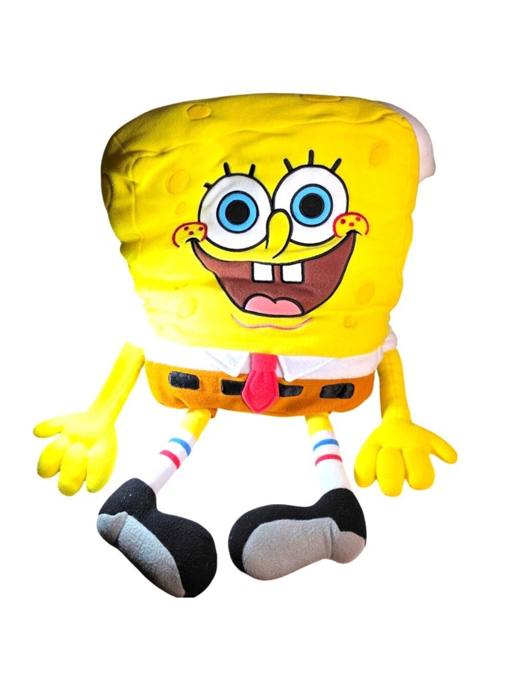 SpongeBob SquarePants Plush Toy Pillow 2005 Nickelodeon Yellow Cartoon Character
